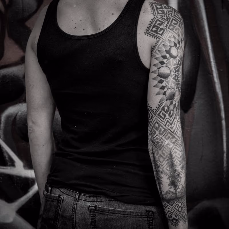 blackwork dotwork s