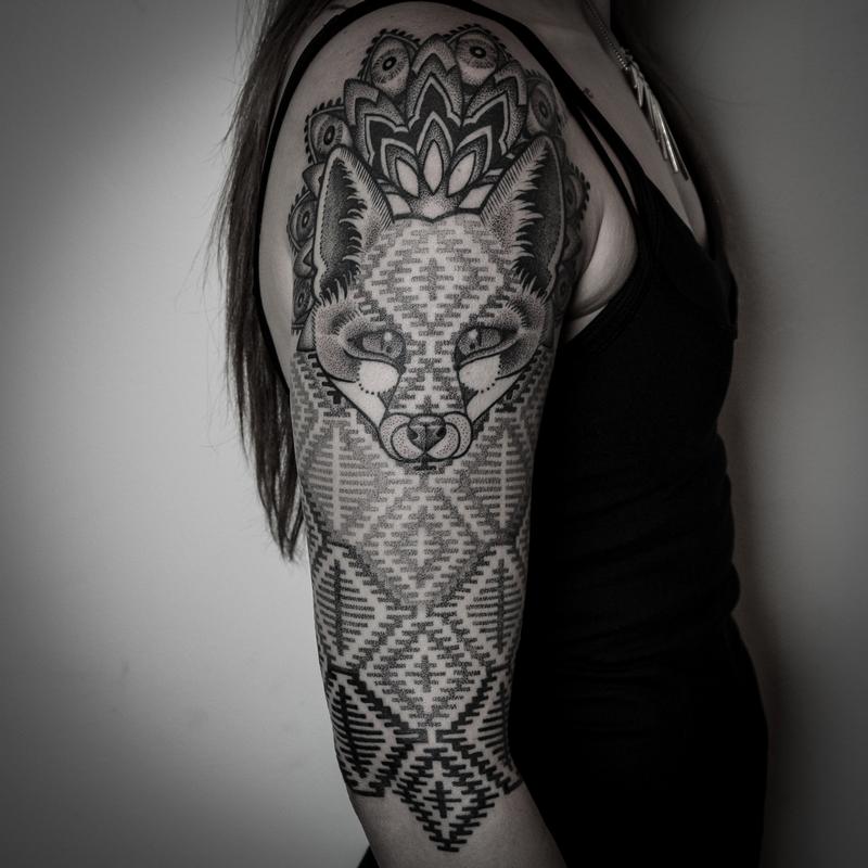 blackwork dotwork