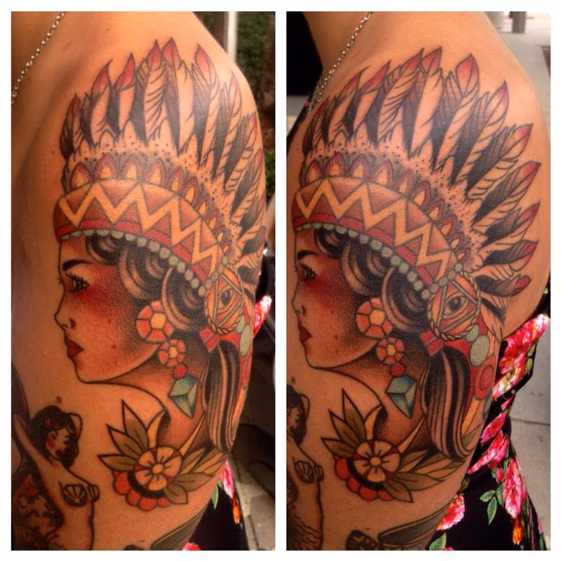 Traditional Indian Head
