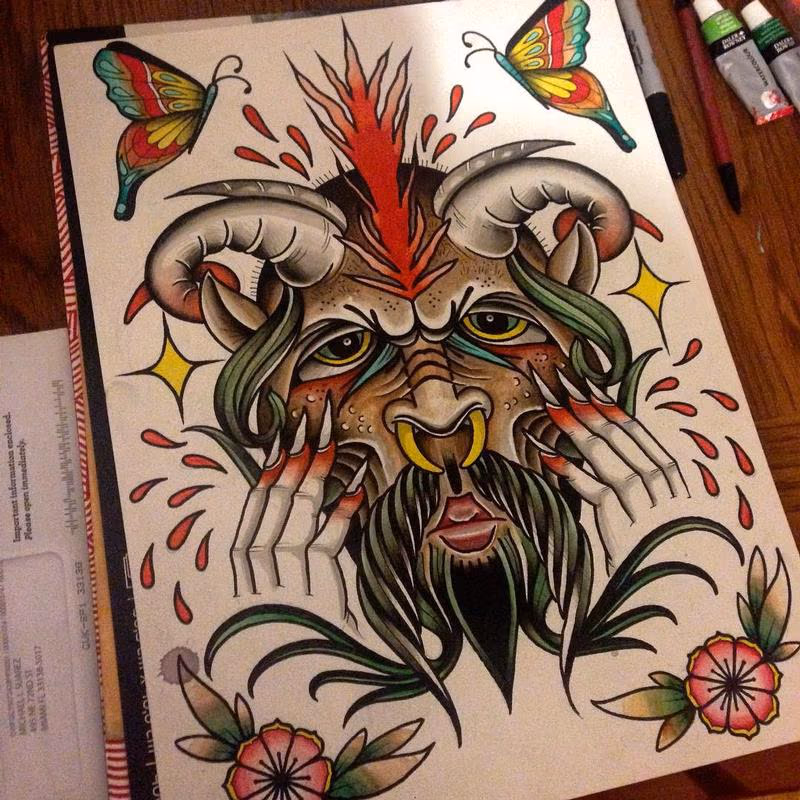 Original art by Michael Lee Suarez