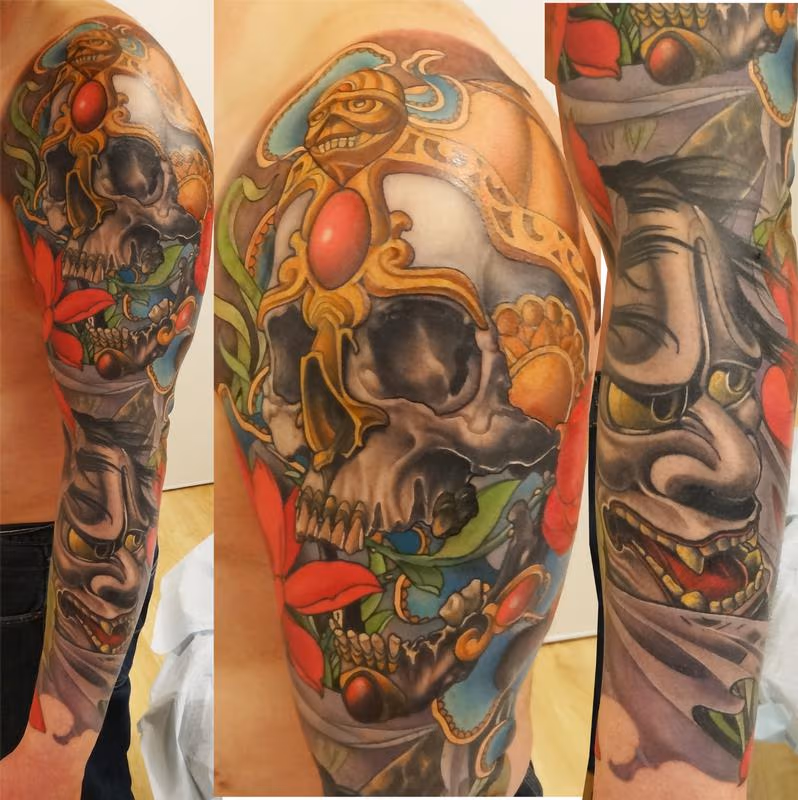 full color japanese sleeve