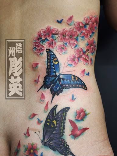 Color Butterfly Tattoo