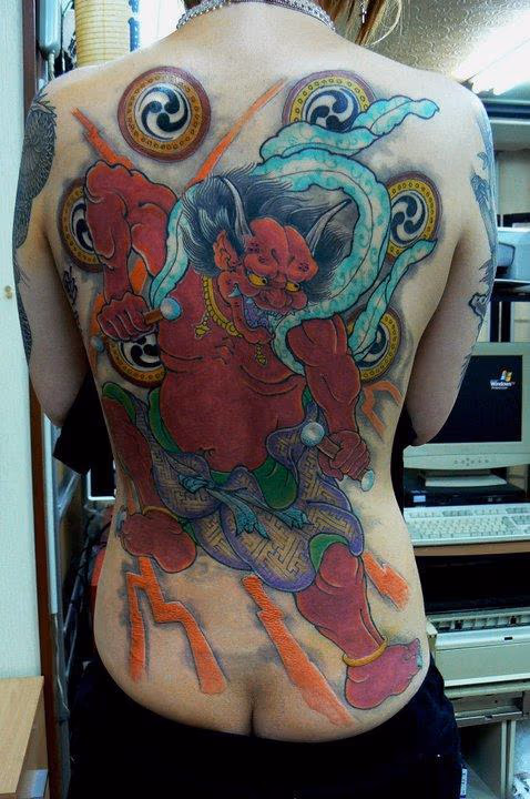 Color Tebori Japanese Tattoo