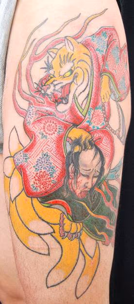 Japanese Tebori Tattoo