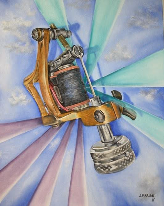 Flying Iron, Oil on Canvas