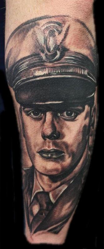 Black and Grey Portrait