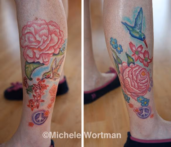 Debbie hummingbird peace leg bodyset
