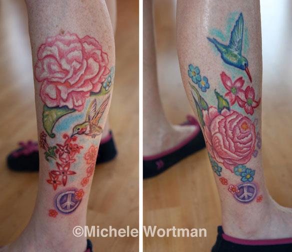 Debbie hummingbird peace leg bodyset