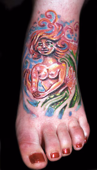 Mermaid on Foot