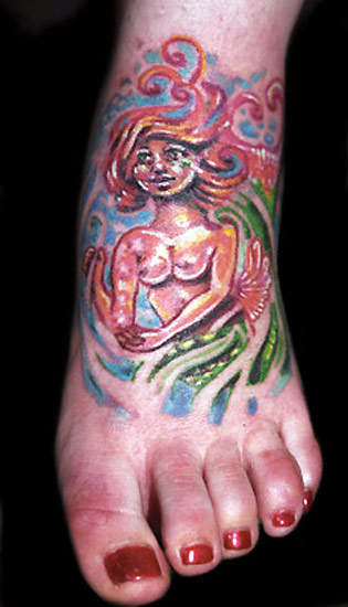 Mermaid on Foot