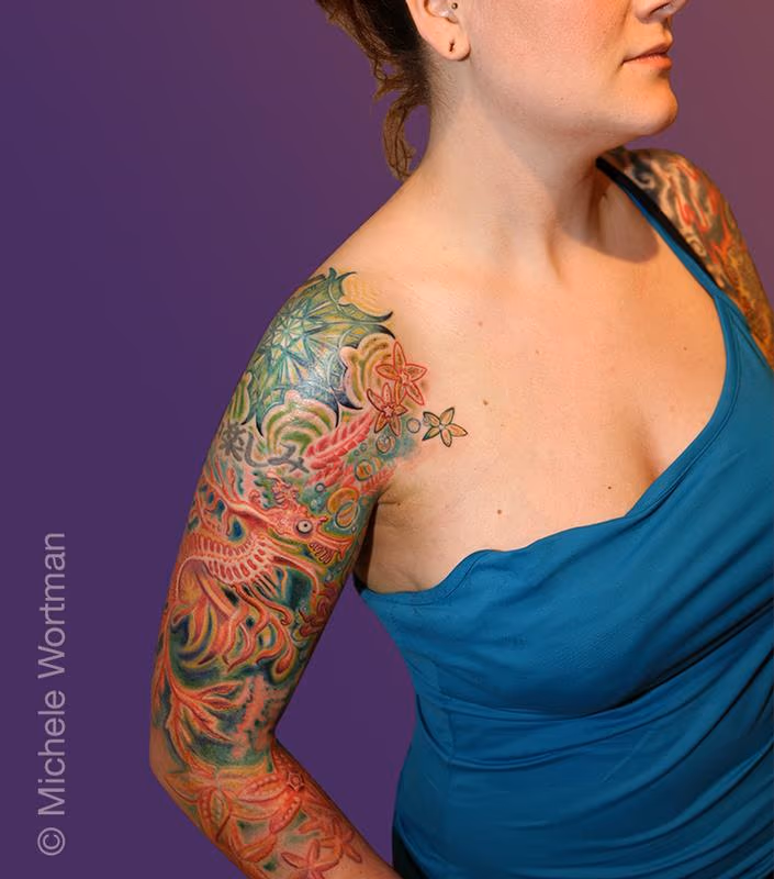 Jessica Sea Dragon sleeve