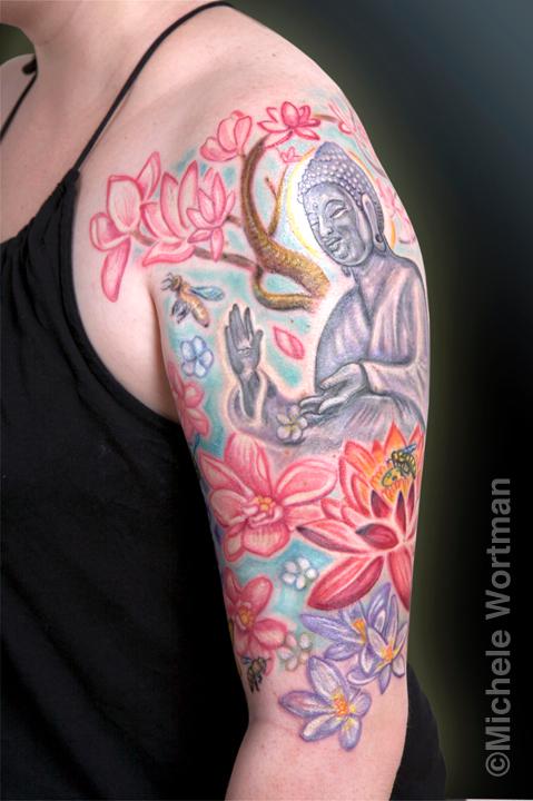 Kristen Buddha half sleeve