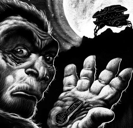 Udvari Peter: The Key (detail)