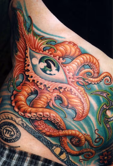 Tentacle Eye on Stomach
