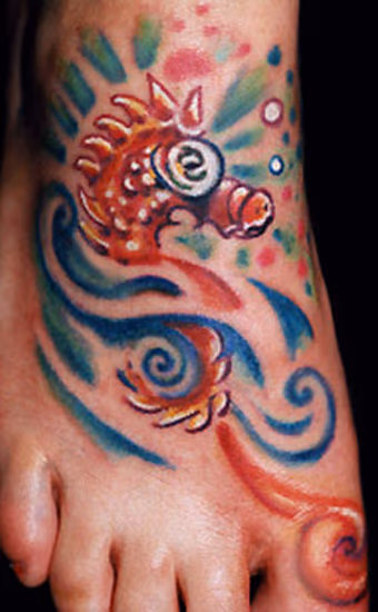 Seahorse on Foot