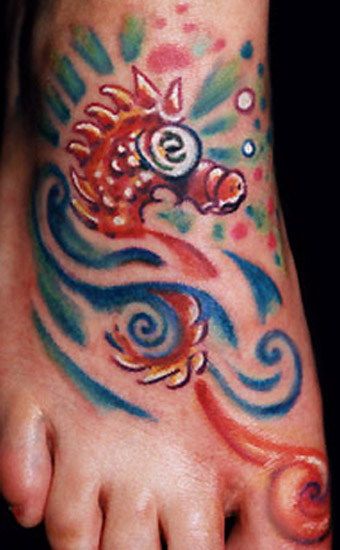 Seahorse on Foot