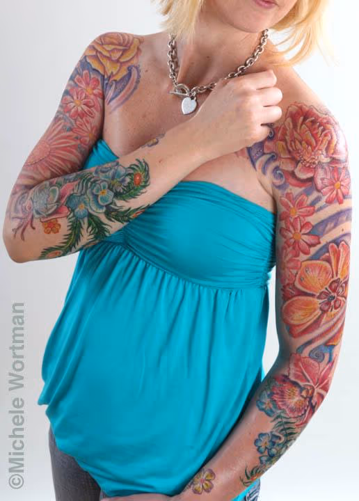 Lisa feathers and flowers bodyset