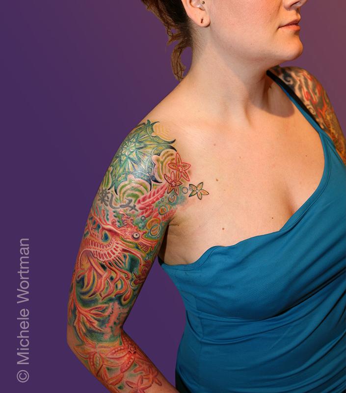 Jessica Sea Dragon sleeve