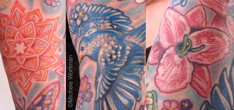 julie angel sleeve detail