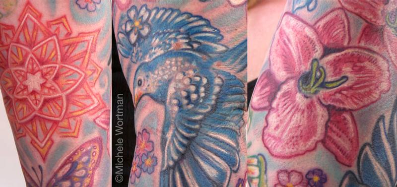 julie angel sleeve detail