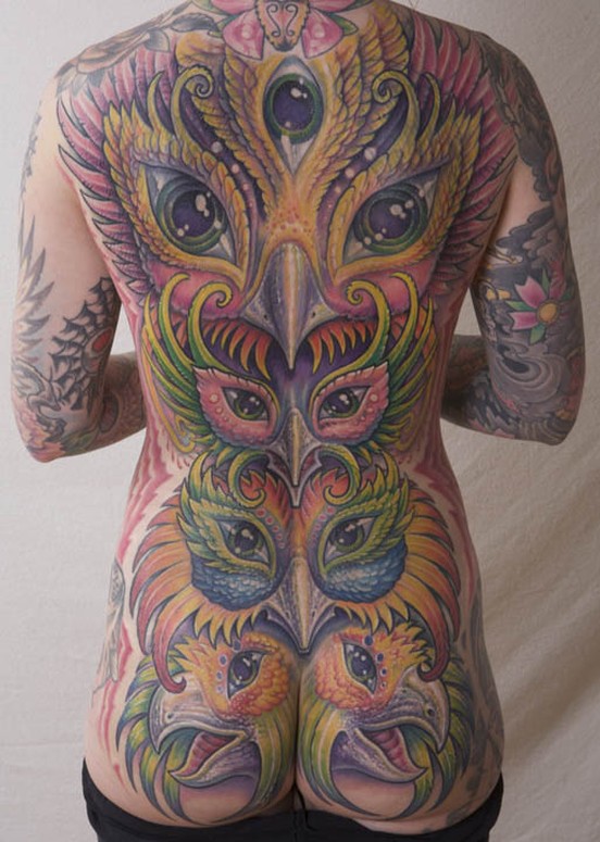 Backpiece coverup tattoo