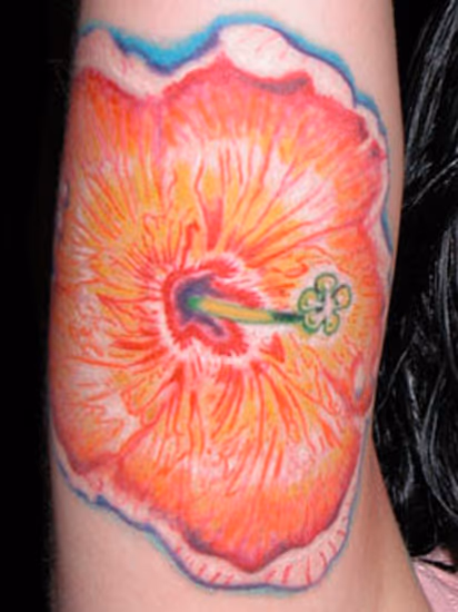 Big Flower on Arm