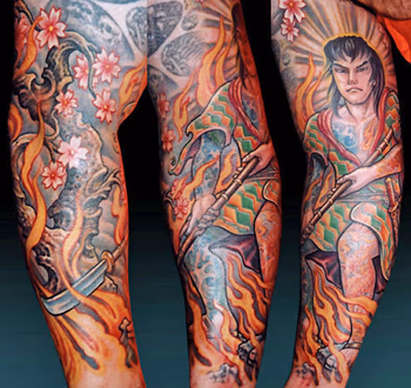 Warrior over Flames