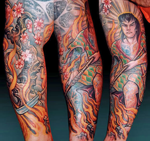 Warrior over Flames
