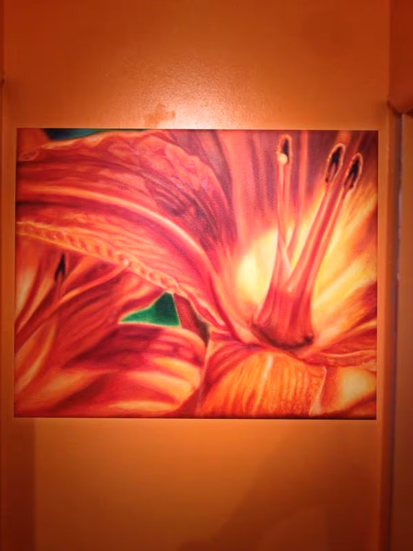 Tiger lily '04 wall example