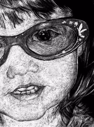 Holly Brundage: Double L (detail)