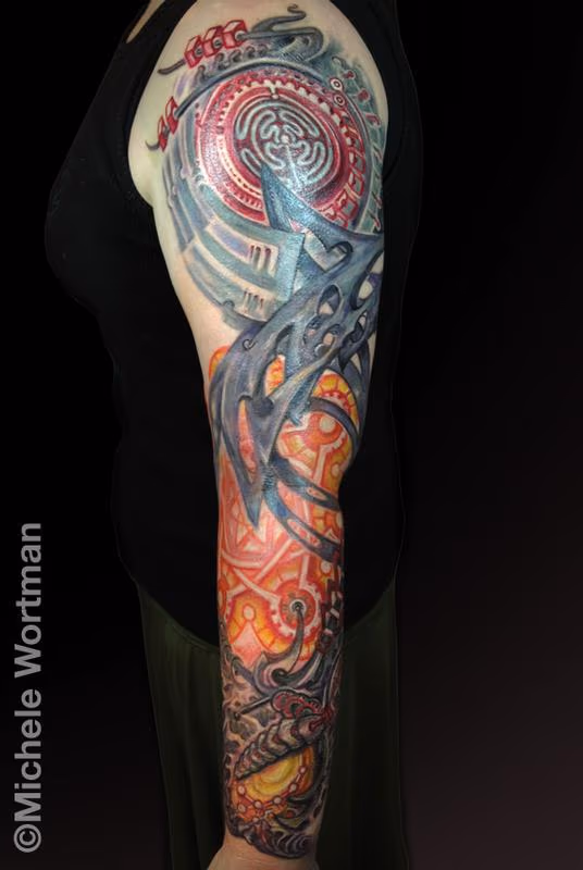 Bio-Mech Tech sleeve