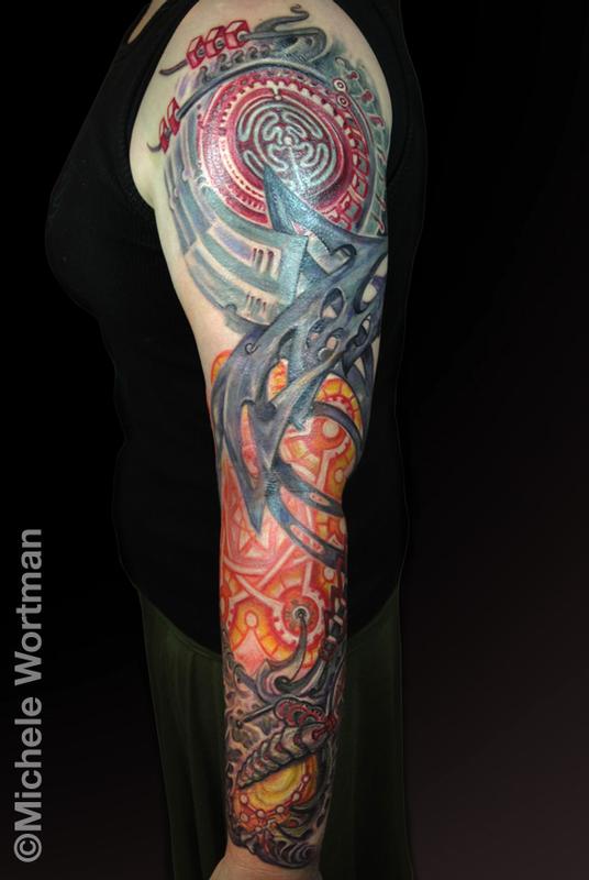 Bio-Mech Tech sleeve