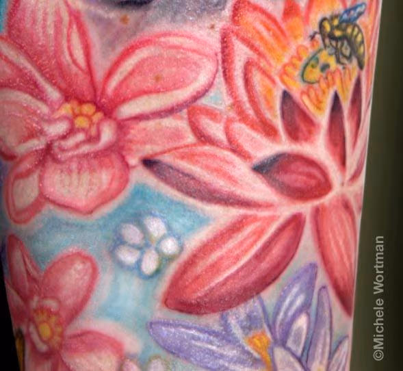 kristen Buddha half sleeve detail
