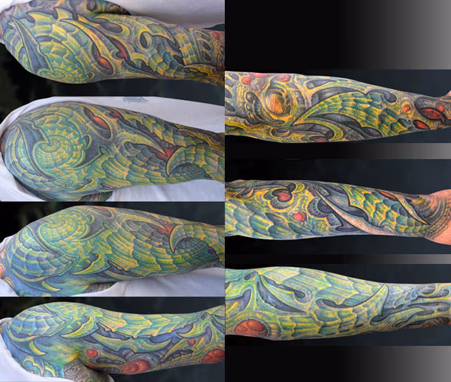 Green Arm Sleeve