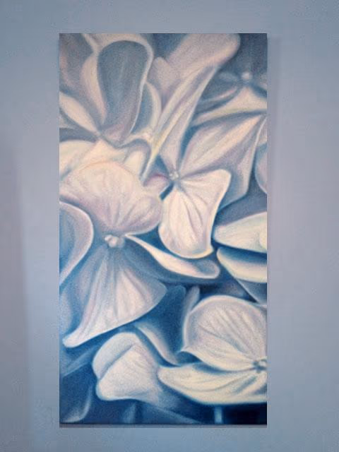 Floating Hydrangeia wall example '02