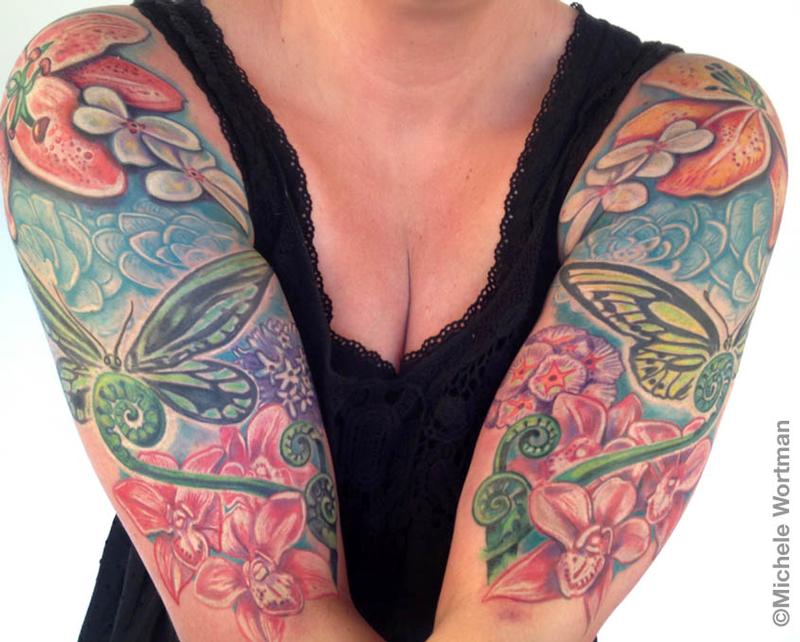Jodi Ferns foliage and flowers bodyset