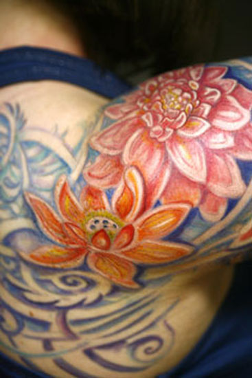 Flowers with Filigree