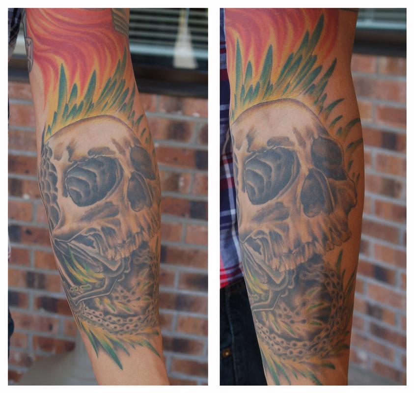 Bike Parts Skull