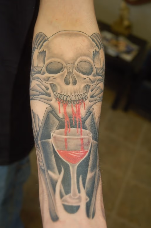 Blood chalice skull