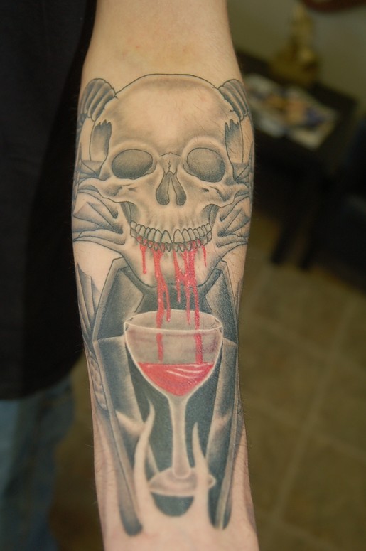 Blood chalice skull