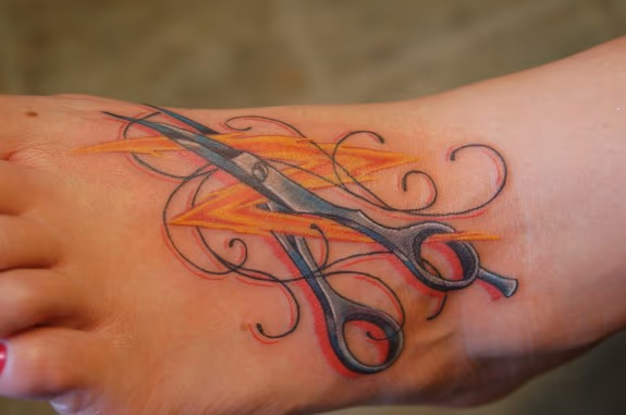 Scissor Tattoo