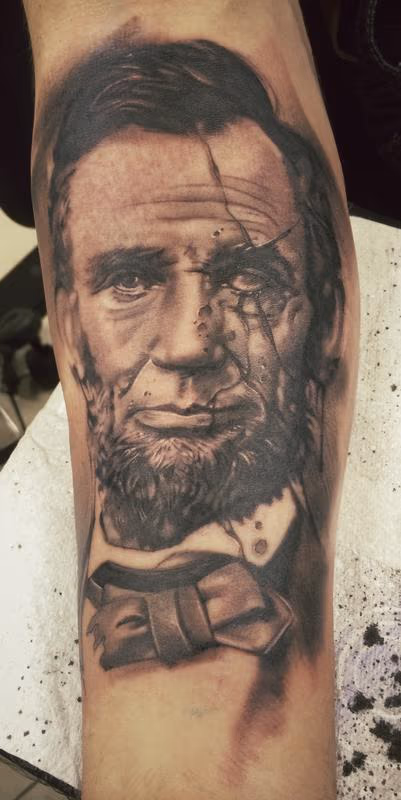 Abe Lincoln Tattoo