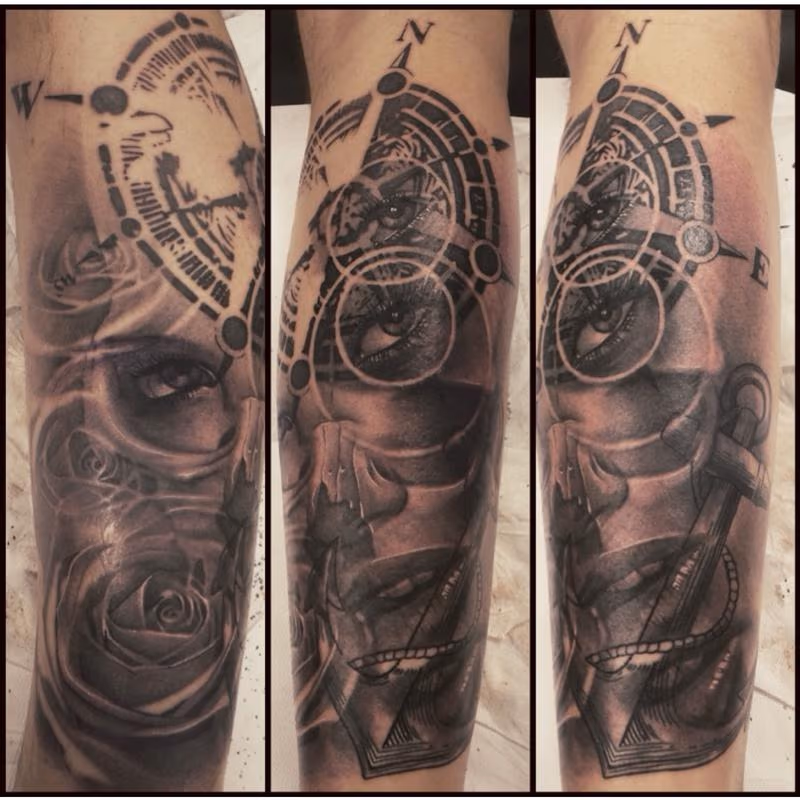 surreal tattoo