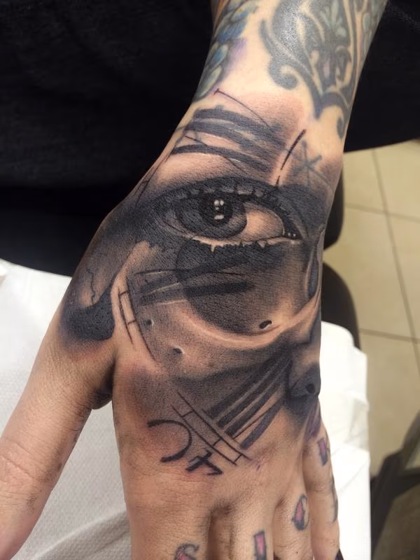 Eye hand clock