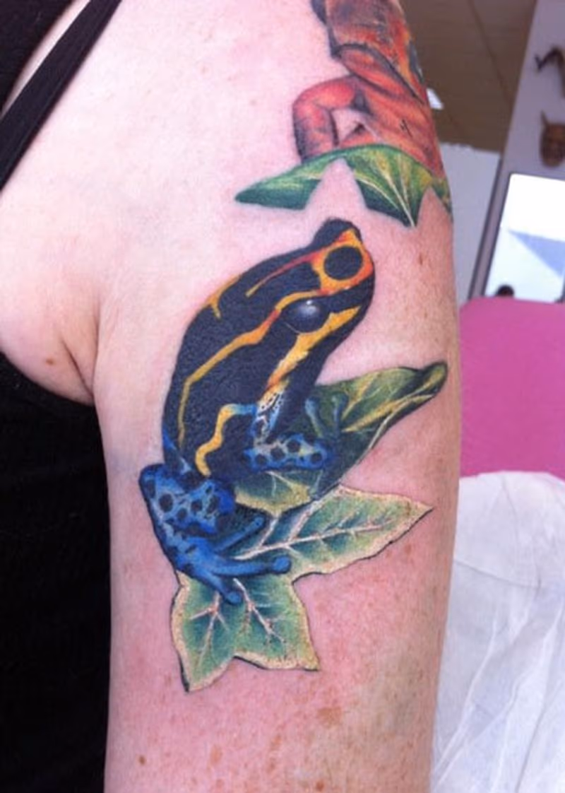 Exotic Frog Tattoo