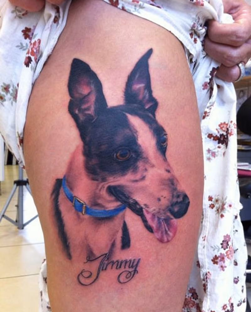 Dog Portrait Tattoo