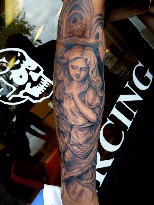black n grey angel