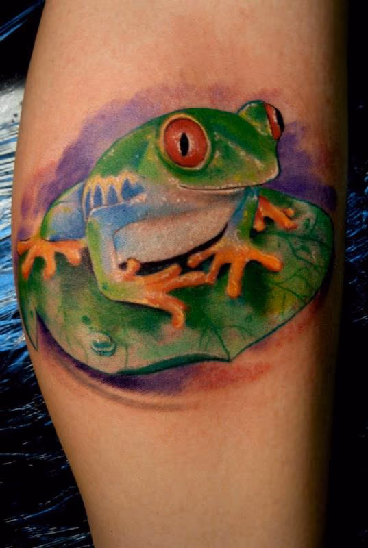 Realistic tree frog