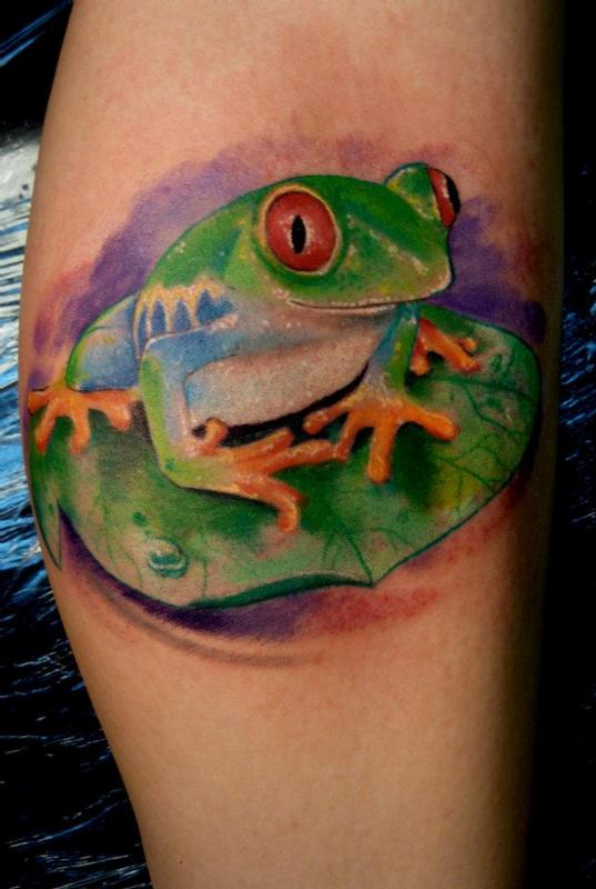 Realistic tree frog