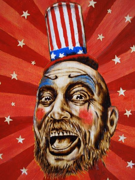 Captain Spaulding Woodburning